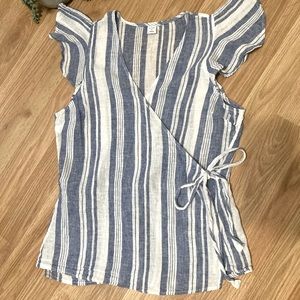 Old navy wrap blouse